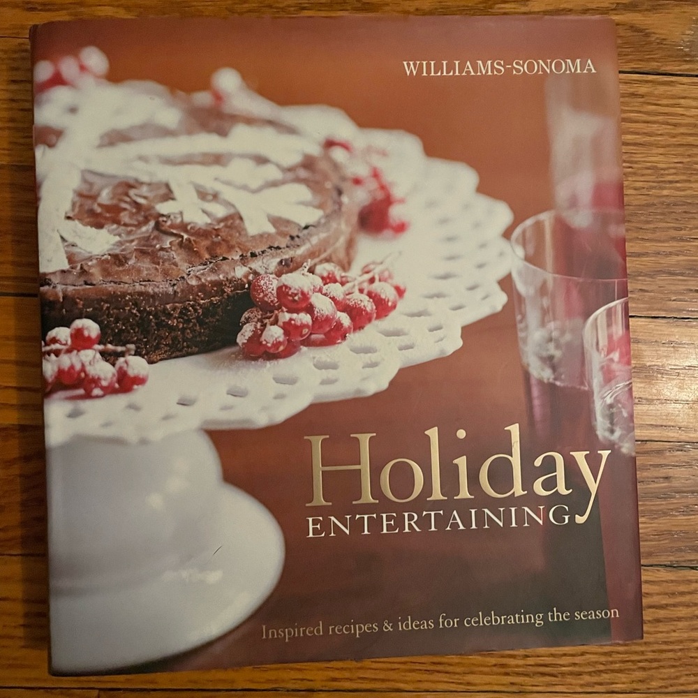 Holiday Entertaining Cookbook from Williams-Sonoma